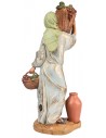 Donna con cesti di uva 30 cm Fontanini per presepe Mondo Presepi