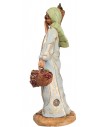 Donna con cesti di uva 30 cm Fontanini per presepe Mondo Presepi