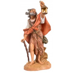 Vecchio con lanterna 30 cm Fontanini per presepe Mondo Presepi