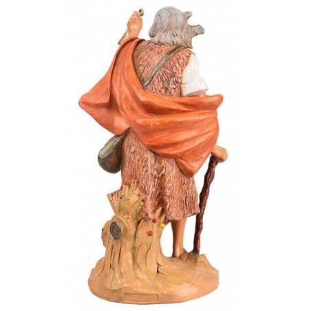 Old with lantern 30 cm Fontanini