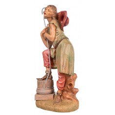 Pastore con bastone 30 cm Fontanini per presepe Mondo Presepi 2