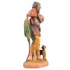 Viejo con perro 30 cm Fontanini 2
