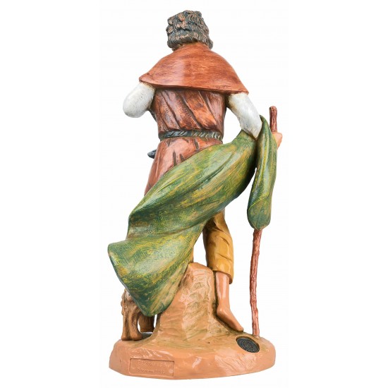 Viejo con perro 30 cm Fontanini