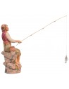 Fisherman sitting series 30 cm Fontanini