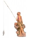 Pescatore seduto serie 30 cm Fontanini per presepe Mondo Presepi