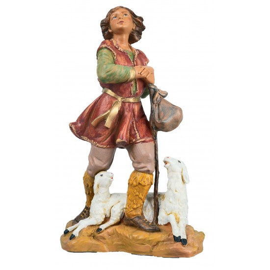 Pastor con ovejas 30 cm Fontanini