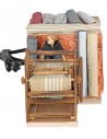 Tessitrice in movimento Oliver 10 cm per presepe Mondo Presepi