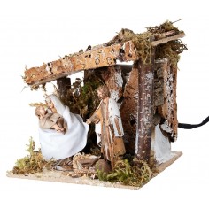 Natività in movimento Oliver 10 cm per presepe Mondo Presepi