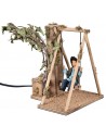 Child on swing in motion 24 cm
