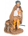Gaitero en movimiento Fontanini 30 cm para belén Mundo