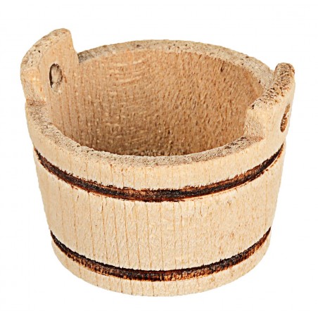 Wooden tub with handles ø 3.5 cm