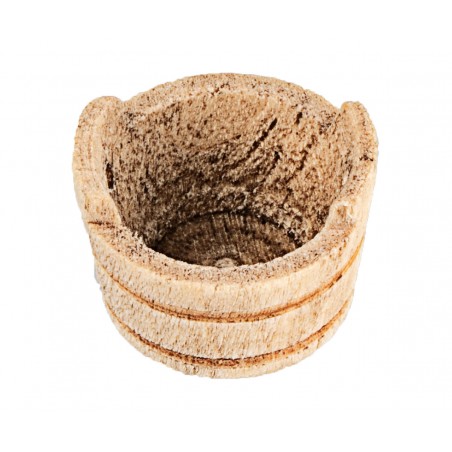 Tina de madera con asas ø 2 cm