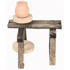 Bench for potter cm 7x6,5x6 h. 2