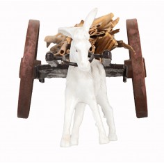 Carro de paja con burro al tiro 2