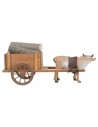 Wooden wagon with towed ox - Cod.