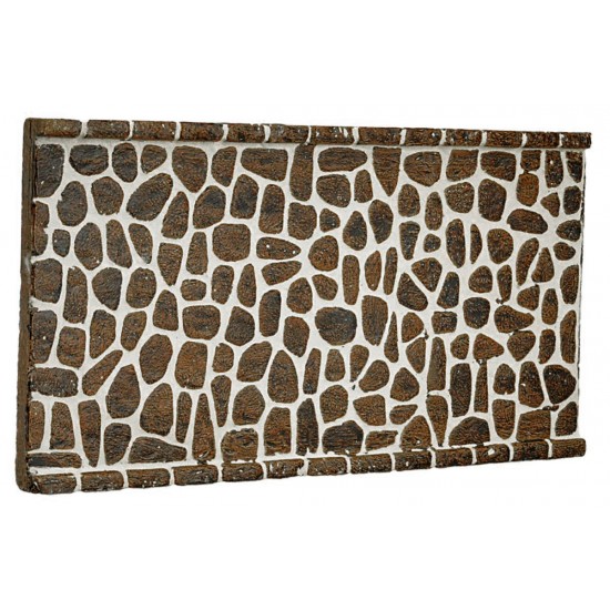 Straight road made of resin for nativity scene, 26x13x1 cm in size, for nativity scene.