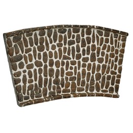 Strada curva in resina per presepe cm 26x13x1 h