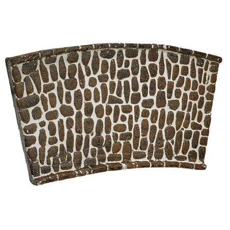 Strada curva in resina per presepe cm 26x13x1 h per presepe