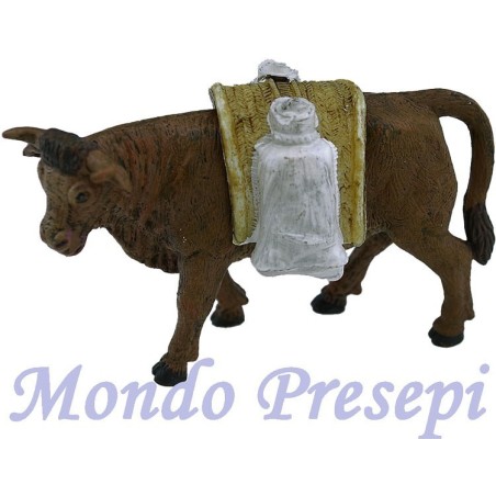 Ox with sacks of flour