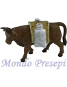 Ox with sacks of flour