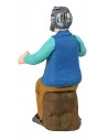 Seated man with glass in hand from the 10 cm series for nativity scene