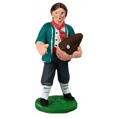 copia de ESTATUA TERRACOTTA PINTADA CAMPIONE 2025 Mujer 8 cm en