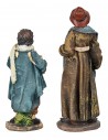 Set de 2 músicos de la serie de 15 cm en resina para belén Mundo