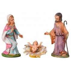 Natividad 3 sujetos serie cm 18 en pvc para belén Mundo Belenes