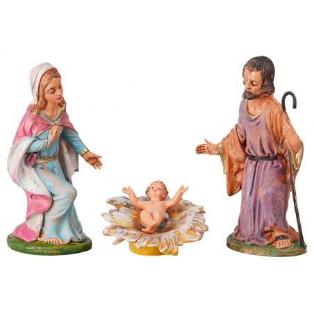 Natividad 3 sujetos serie cm 18 en pvc para belén Mundo Belenes