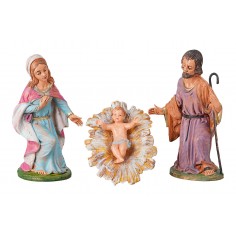 Natività 3 soggetti serie cm 18 in pvc per presepe Mondo Presepi 2