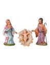Natividad 3 sujetos serie cm 18 en pvc para belén Mundo Belenes