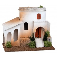 Casa araba in sughero cm 25x12x20 h per presepe Mondo Presepi