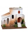 Casa árabe en corcho cm 25x12x20 h