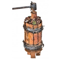 Prensa de madera 7,5 cm para belén Mondo Presepi