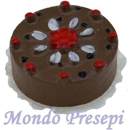 Torta al cioccolato Ø 2,5 cm Mondo Presepi