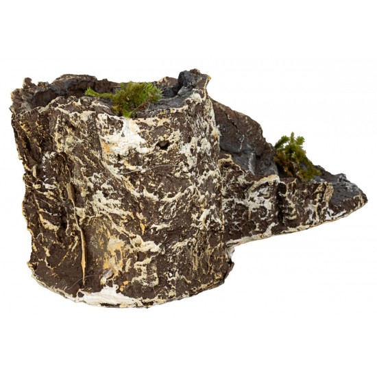 Escalera de resina con curva a la izquierda para belén Mundo