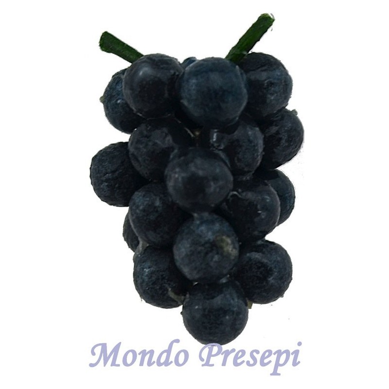 Grappolo d'uva nera cm 1,2 Mondo Presepi