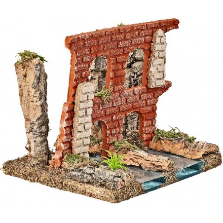 copia de río efecto profundidad con puente cm 26x18x13 h para