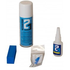 Kit colla cianoacrilato denso Colle21 gr 21+attivatore spray