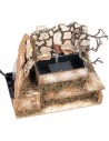Fontana rialzata funzionante cm 20x14x19 h per presepe Mondo