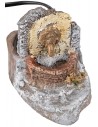 Resin fountain with working lion's mouth cm 10x25x15 h
