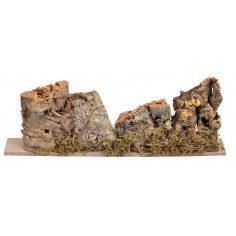 Cork mountains cm 24x4x7 h for nativity scene Mondo Presepi