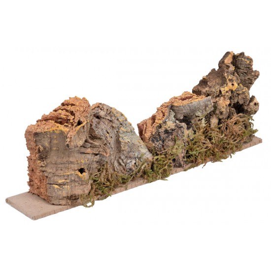 Montañas de corcho cm 24x4x7 h para belén Mondo Presepi