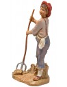 Boy with pitchfork in hand from the 12 cm Fontanini series
