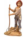 Chico con horca en mano de la serie 12 cm Fontanini para
