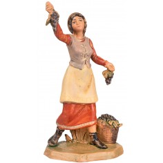 Mujer que recoge uvas 9,5 cm Fontanini