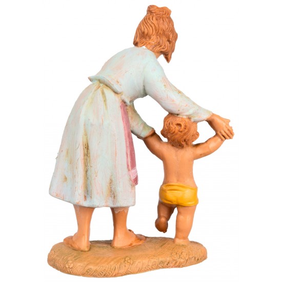 Madre con niño 10 cm Fontanini