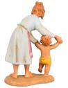 Madre con niño 10 cm Fontanini