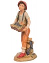 Boy with box of grapes 9.5 cm Fontanini