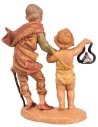 Viejo con niño 10 cm Fontanini